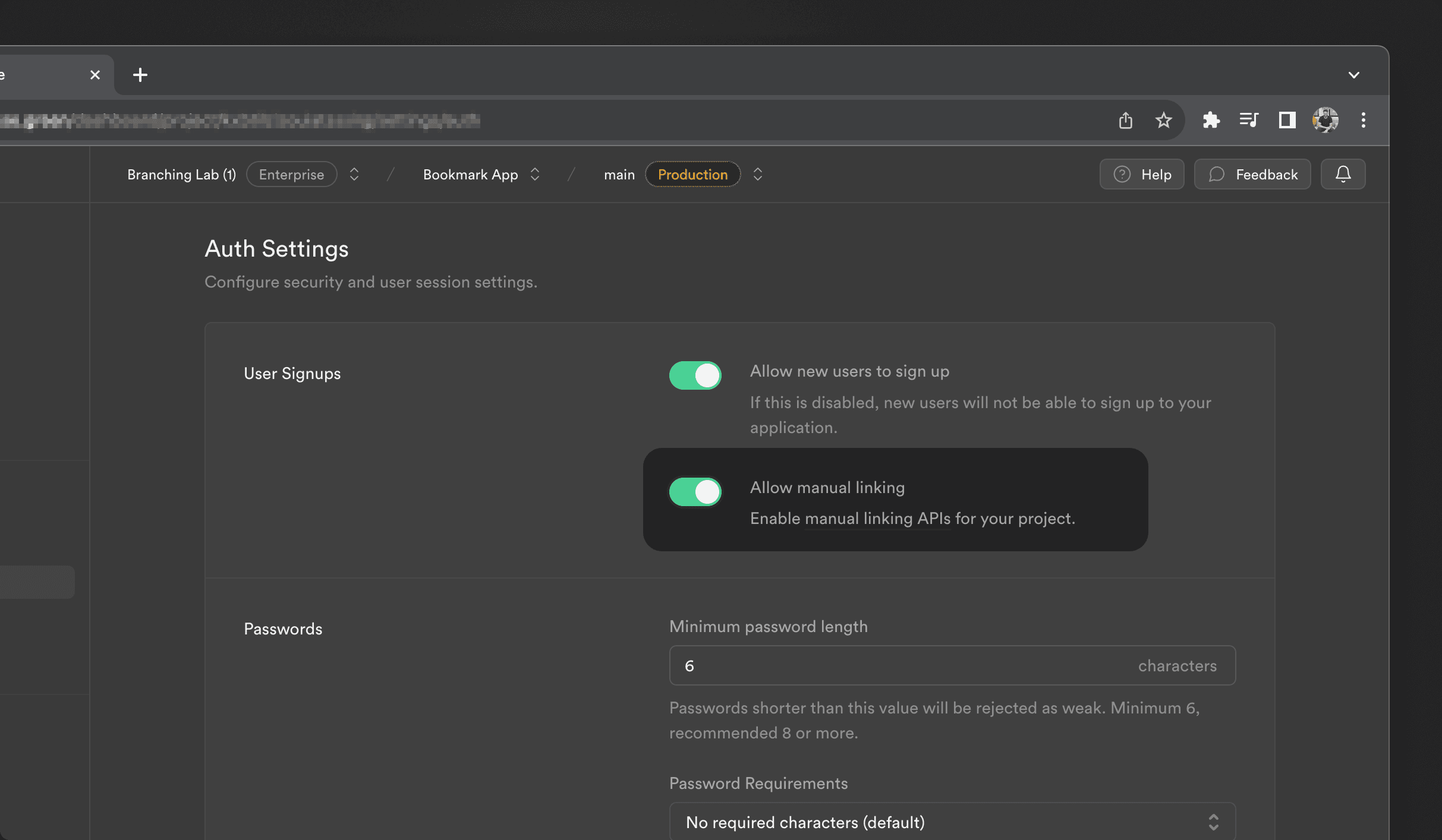 How to enable manual linking